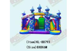 China Commercial Jump House Castle With Two Lanes Slide playground supplier