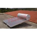 No Pollution Thermal Collectors Solar Panel Hot Water Heater Stainless Steel Blue Film for sale