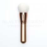 Gold Wooden Handle Pressed Powder Foundation Brush 45g Lightweight for sale