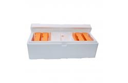 China High Strength EPS Double Nuc Boxes Polystyrene Two Bee Queen Rearing Mating Nucs supplier