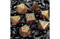China Solid Maze Multi -Faceted Metal Dice DND#RPG Dungeon And Long Crusu supplier