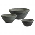 Indoor Outdoor Composite Stone Garden Plant Holders Drainage Holes Included for sale