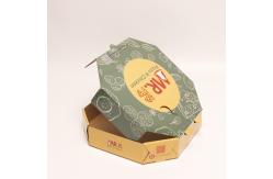 China Printed Corrugated Cardboard Pizza Boxes Insulate Bakery Paper Container supplier
