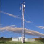Triangular 3 Legged Guyed Wire Tower Communication Radio for sale