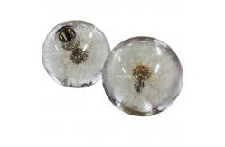 China Gear shift knob with real dandelion inside supplier