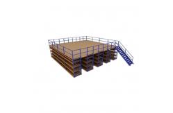 China 600KGs Mezzanine Platform Shelf Supported Structural Steel Warehouse Mezzanine supplier
