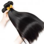 Double Weft Straight Virgin Human Hair Bundles 8A Grade Free Tangle No Shedding