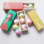 Custom Print Luxury Cardboard Paper Custom Brown Kraft Bath Bombs Set Packaging Boxes