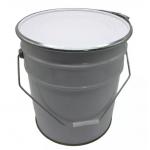 UN 0.43mm Thickness Paint Pail Bucket With Iron Hoop Lid for sale