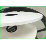 22mm - 53mm 28gsm Width White Kraft Paper Roll For Straw Wrapping for sale