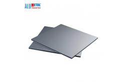 China 4mm Titanium Zinc Metal Composite Panel  Mould Proof Rheinzink 1000mm Bronze Finish supplier