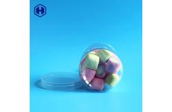 China FDA 385ml Transparent Leak Proof Plastic Jar With Screw Cap supplier