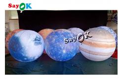 China Led Lighting Huge Hanging Inflatable Eight Planets 0.25mm PVC Material supplier