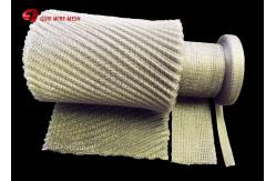 China Compressed Knitted Stainless Steel Woven Metal Wire Mesh For Filtration And Cleaning supplier