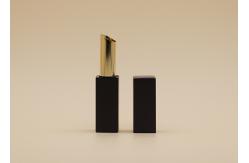 China Square Shape Empty Black Lipstick Tubes High Reliability For Cosmetic Packing supplier