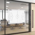 Double Sides Dry Erase Static Whiteboard Sheet With Game Printing Pattern for sale