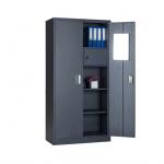 Modern Steel Clothes Storage Cabinet File Metal 2 Doors Wardrobe for sale
