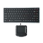 Compact Ruggedized Keyboard IP65 Sealed Touchpad With 2 Mouse Buttons Backlight Chiclet Keyboard