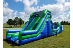 China PVC Commercial Giant Inflatable Obstacle Course / Adult Inflatable Slide supplier