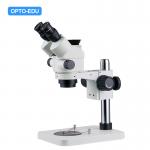A23.3645N OPTO-EDU Stereo Optical Microscope 0.7~4.5x Trinocular 1/6.5 for sale