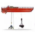 10T A6 Double Girder Overhead Bridge Crane 22m With Grab Magnet for sale