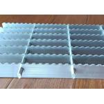 Metal Platform Plain Shape Aluminum Bar Grating 6063 Alloy for sale