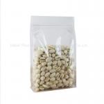 Clear Ziplock Flexible Packaging Custom Logo Square  Shape for sale