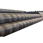 Natural Black 24inch Spiral Steel Pipe 0.6mm-100mm For Water Engineering for sale
