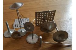 China Zinc Plated Perforated Metal Base Insulation Anchor Pins supplier