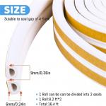 Neoprene Foam Tape Door Insulation 1 4 Inch Thick Foam Weather Stripping for sale