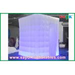 Inflatable Photo Studio Durable Oxford Cloth Inflatable Photo Booth 12 Led Colors For Wedding Party for sale