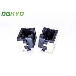 Single Port Tab Up SMT RJ45 Connector Socket With LED Sink Plate 7.5 for sale