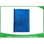 Stardard Blue Large Plastic Storage Containers , Space Saving Plastic Bin Storage