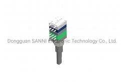 China Absolute Rotary Dual Shaft Encoder 16 Detent Integrated With Push Switch supplier