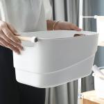 Wooden Handle Plastic Storage Organizer 33.5*18cm for sale