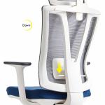 Adjustable White Mesh Office Chair High Back Multi Position