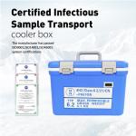 Medical Hard Cooler Box UN2814 Lab Specimen Transport Containers for sale