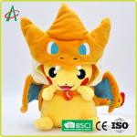 CPSIA Super Soft PP Cotton Filled Pikachu Action Figures for sale