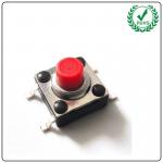 IP67 Waterproof Tact Switch 6x6mm 4 Pin SMD Red Silicone Button Switch for sale