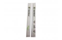 China Length 21cm 23cm 24cm Bamboo Chopsticks Disposable With Paper Packing supplier