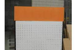 China TUV Certificate 650mm Width Car Battery Display Rack Pegboard supplier