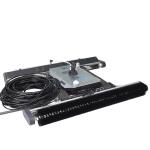 Rotating Brush Head Solar Panel Cleaning Machine with Water Fed Pipe Remote Control System for sale