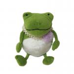 Green Frog Prince Animal Plush Toys Baby Plush Toys For Home Decoration for sale
