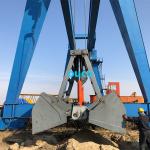 15cbm Clamshell Grab Bucket Wireless Remote Control For Bulk Material for sale