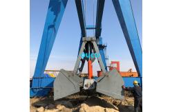 China 15cbm Clamshell Grab Bucket Wireless Remote Control For Bulk Material supplier
