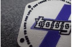 China OEKO Injection Rubber Logo Patches supplier