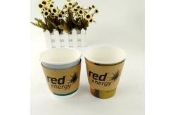 China Custom Paper Hot Kraft Coffee Sleeves , Compostable Coffee Sleeves Eco supplier