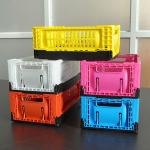 Dairy Uesful Stackable Collapsible Storage Crates Loading 6kg