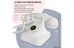 China 32GB Audio Guest Book Preserve Memories High Definition Audio Guest Book Phone supplier