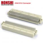 Right Angle PCB 128 Pin DIN 41612 Euro Female Connector With Board Lock Pbt Grey for sale